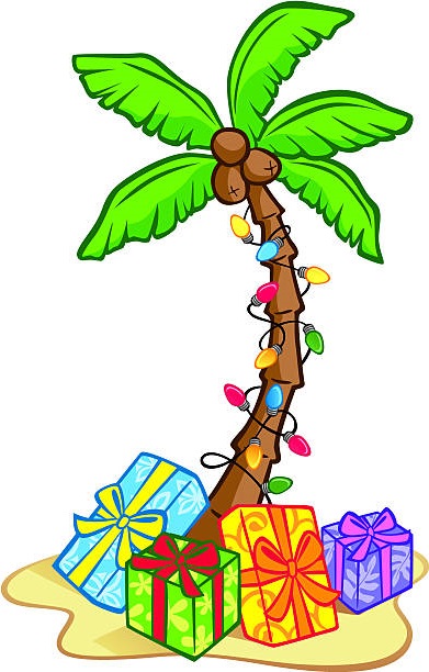 Palm Tree with gifts